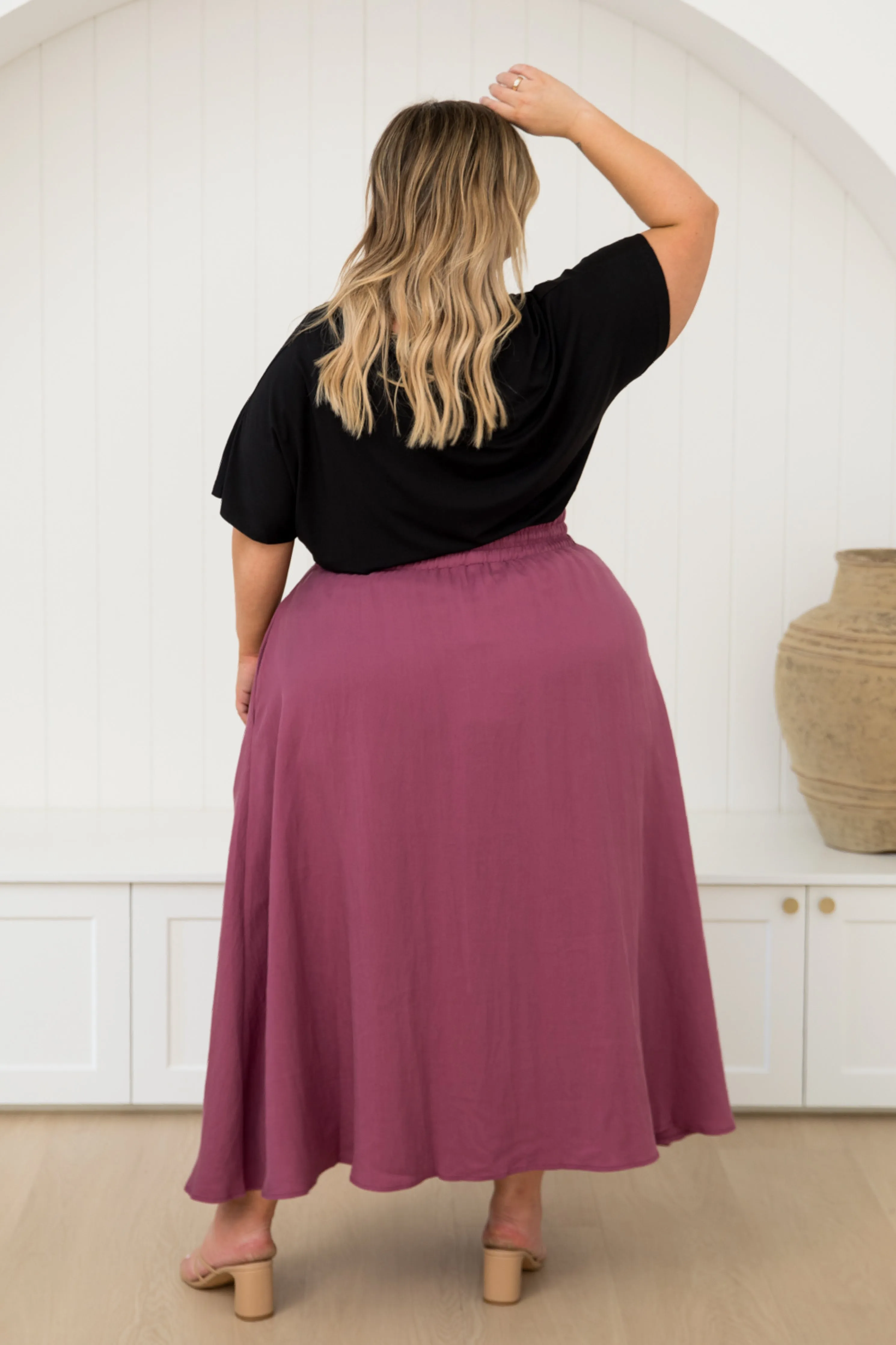 Lena Skirt in Rosewood