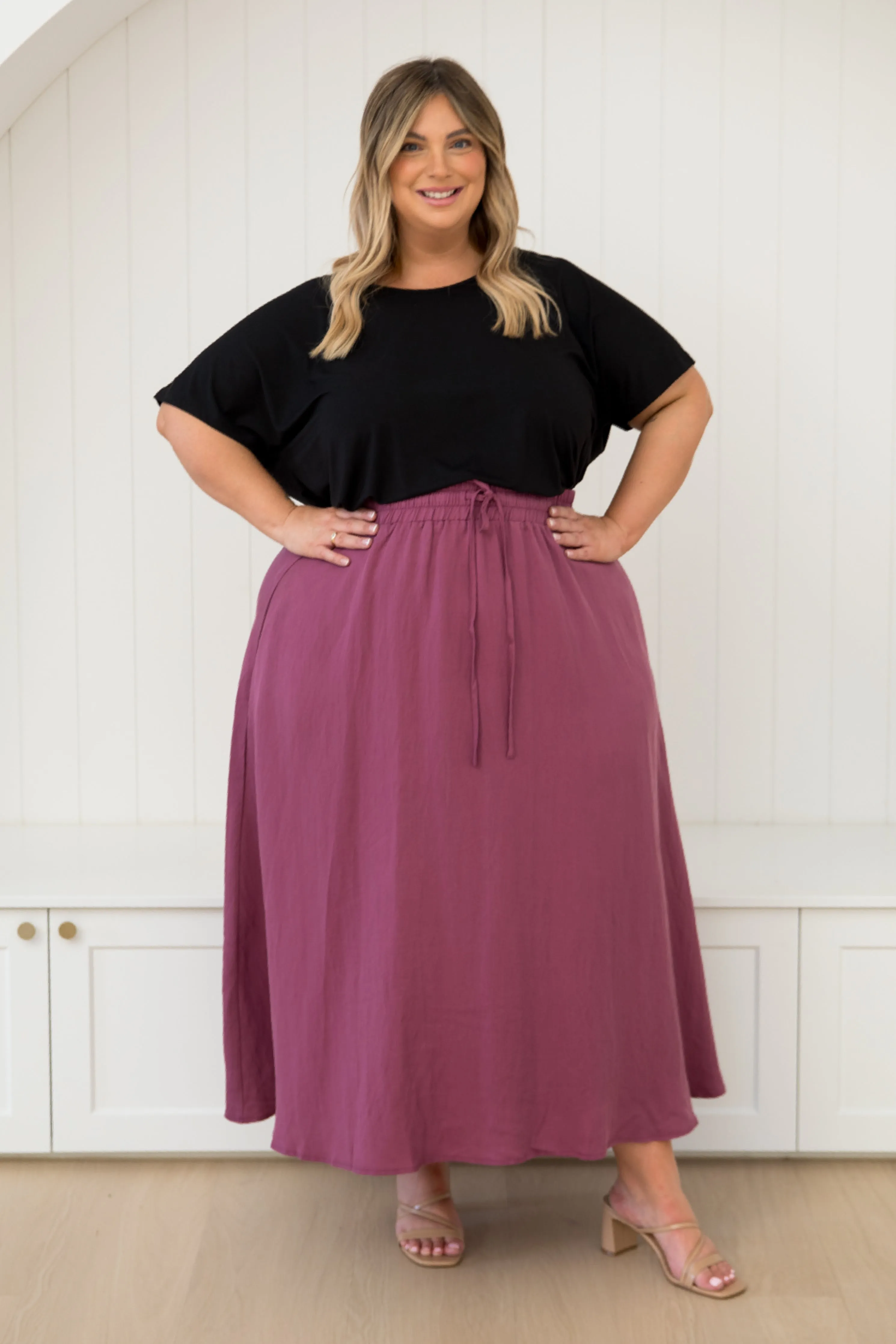 Lena Skirt in Rosewood