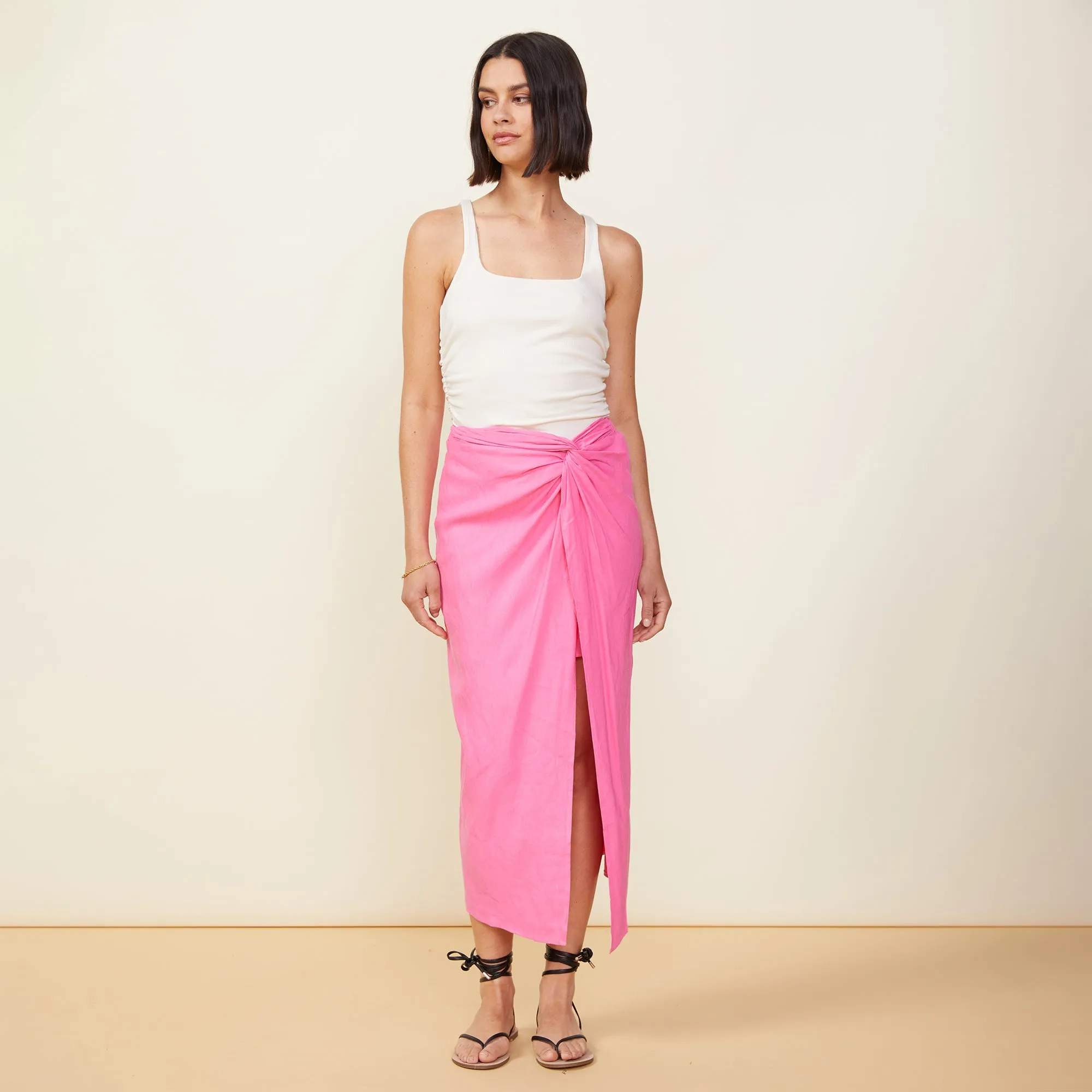 Linen Sarong Skirt