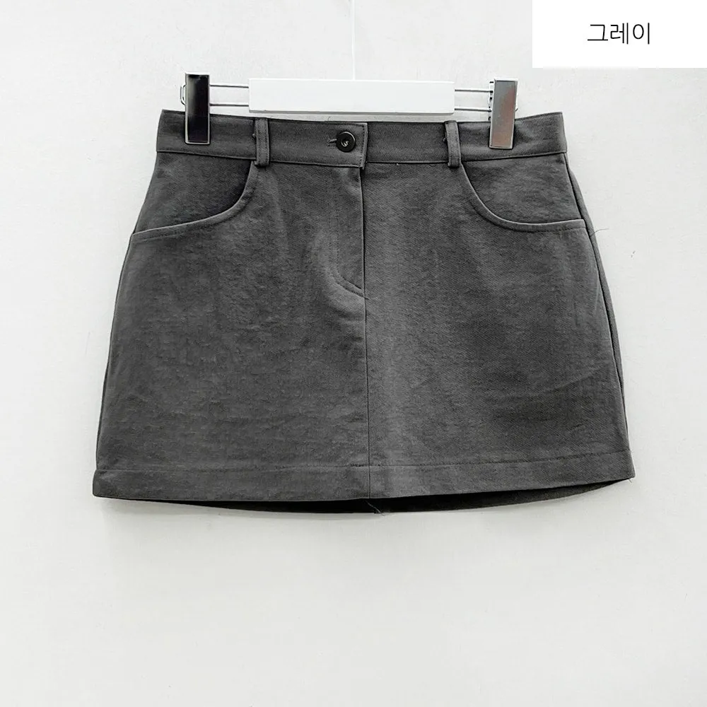 Low Rise Mini Skirt B1502