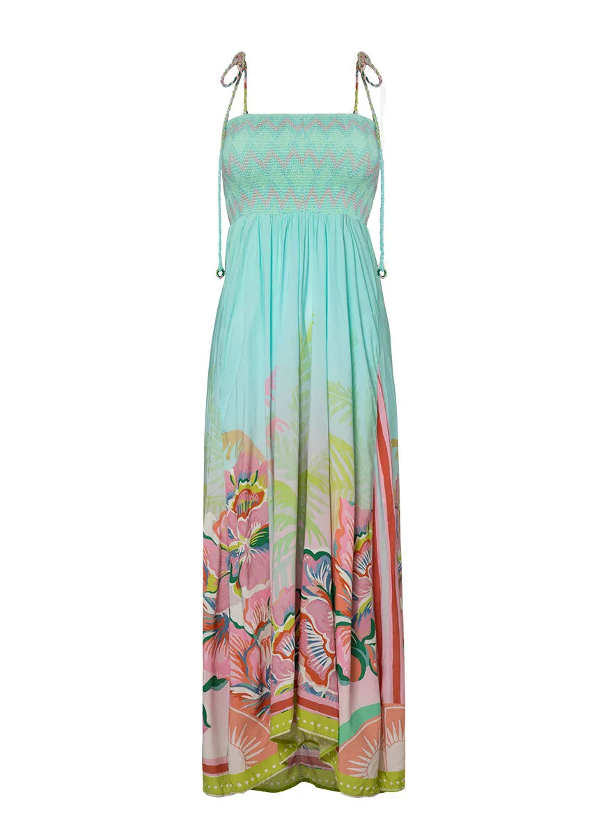 Maaji Mint Sunset Witched Long Dress