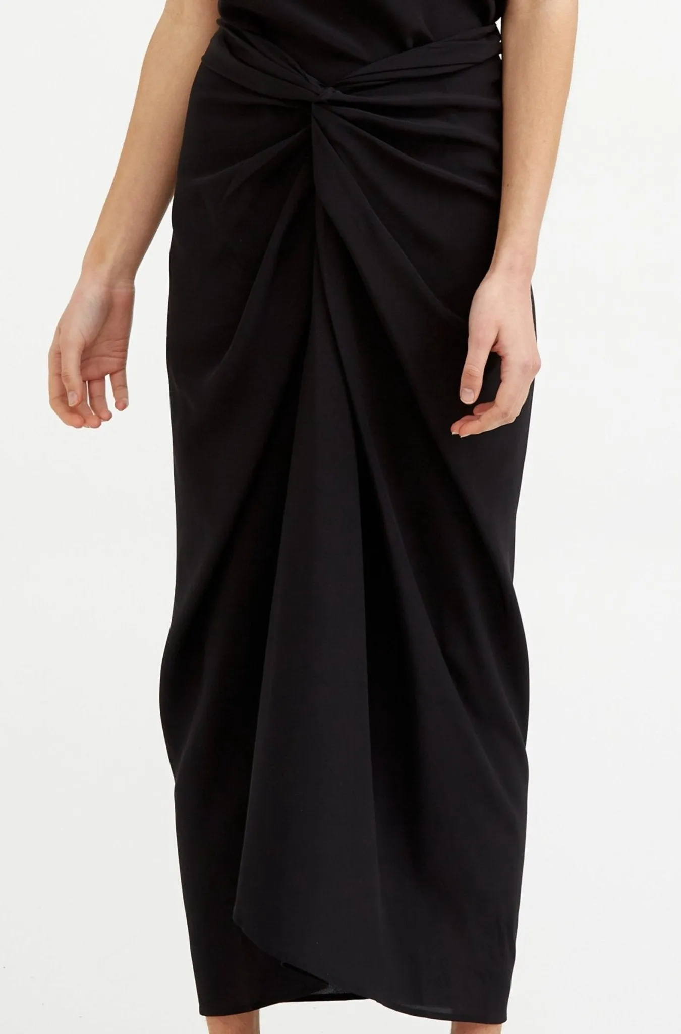 MANUELA SKIRT IN SILK CREPE DE CHINE