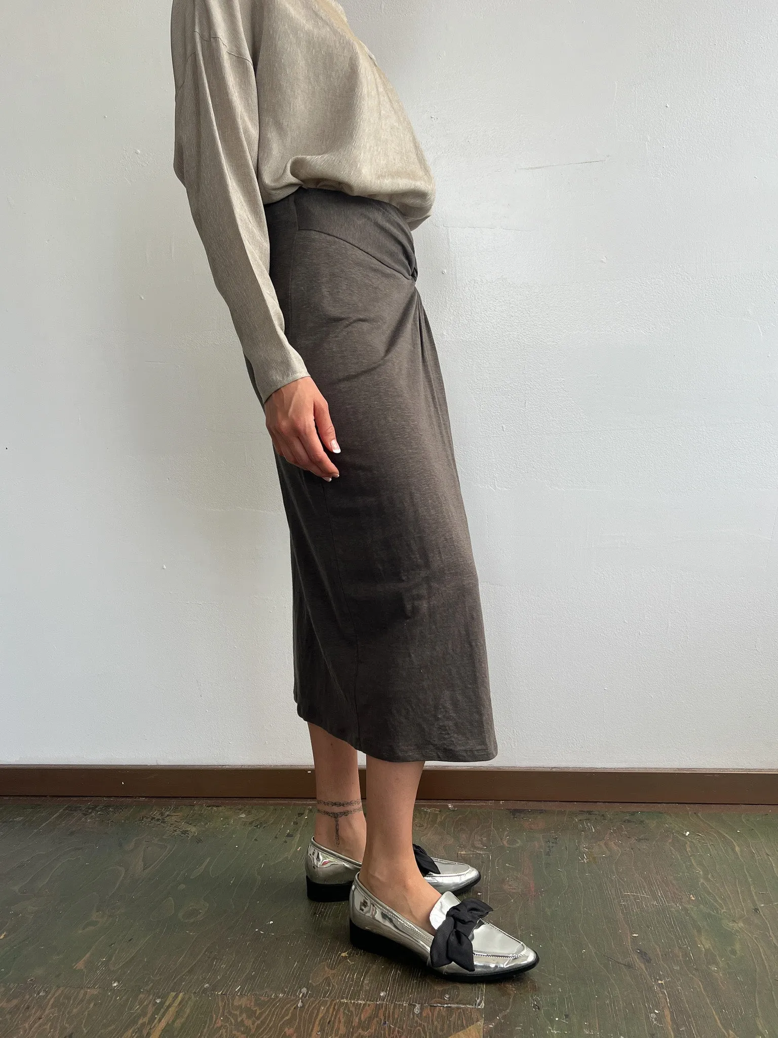 MaxMara Linen Knit Skirt (XS)