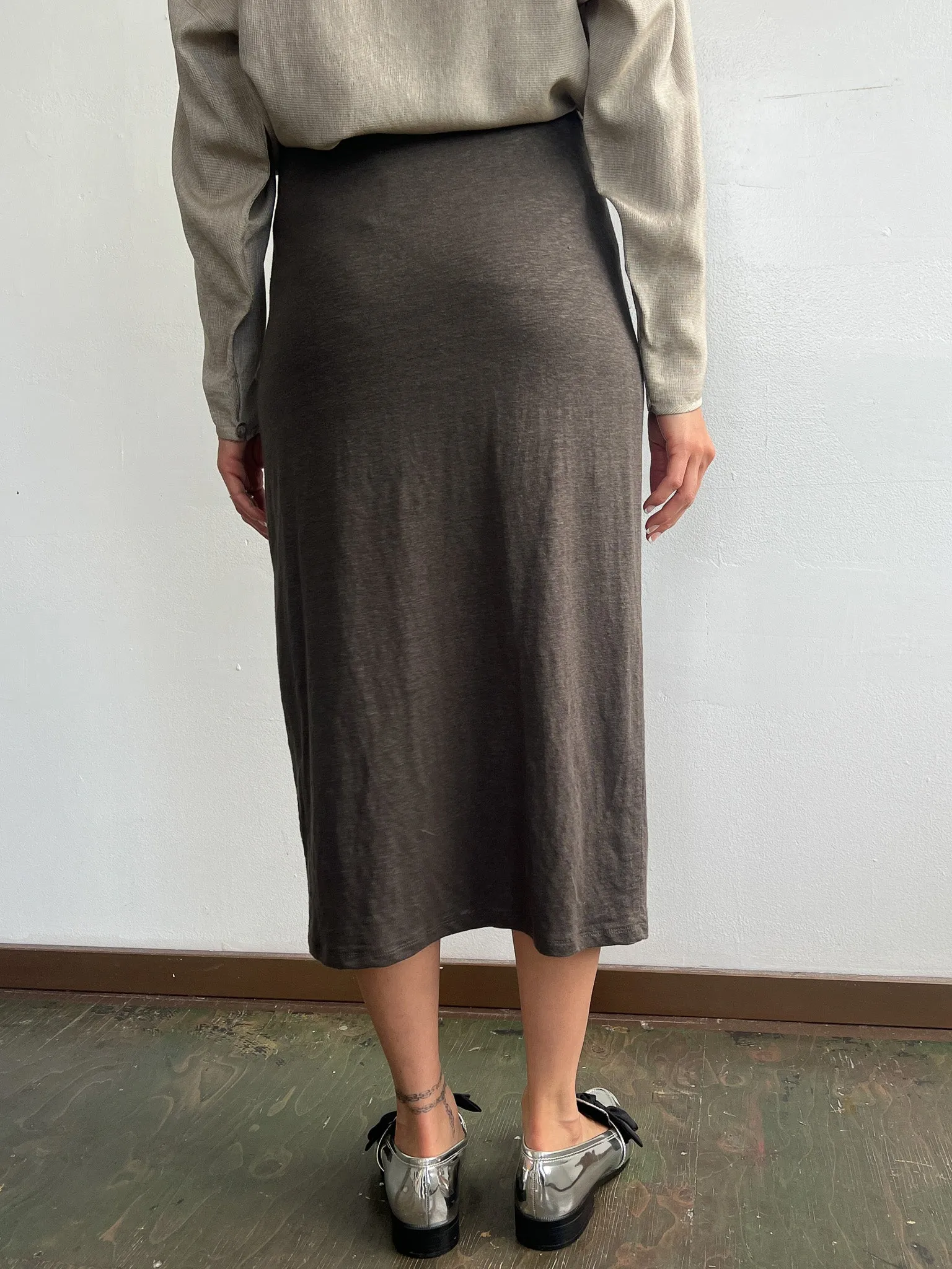 MaxMara Linen Knit Skirt (XS)