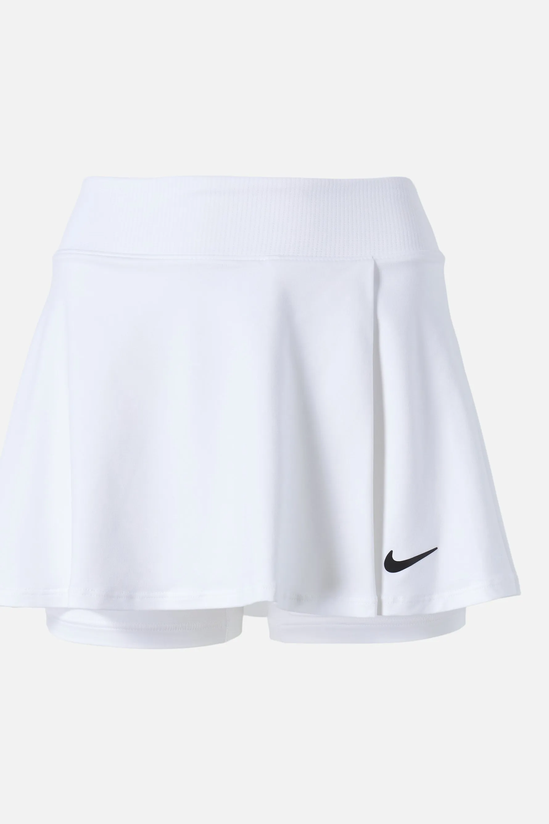 NikeCourt Dri-FIT Victory Flouncy Skirt - White/black