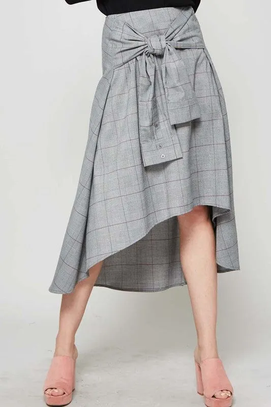 Plaid Shirt Skirt