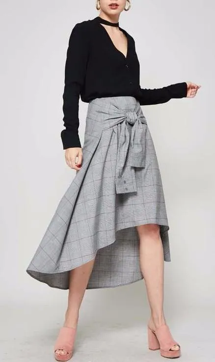 Plaid Shirt Skirt