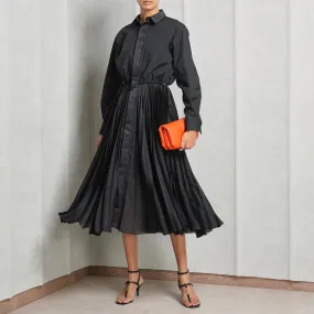 Pleated Midi Dress