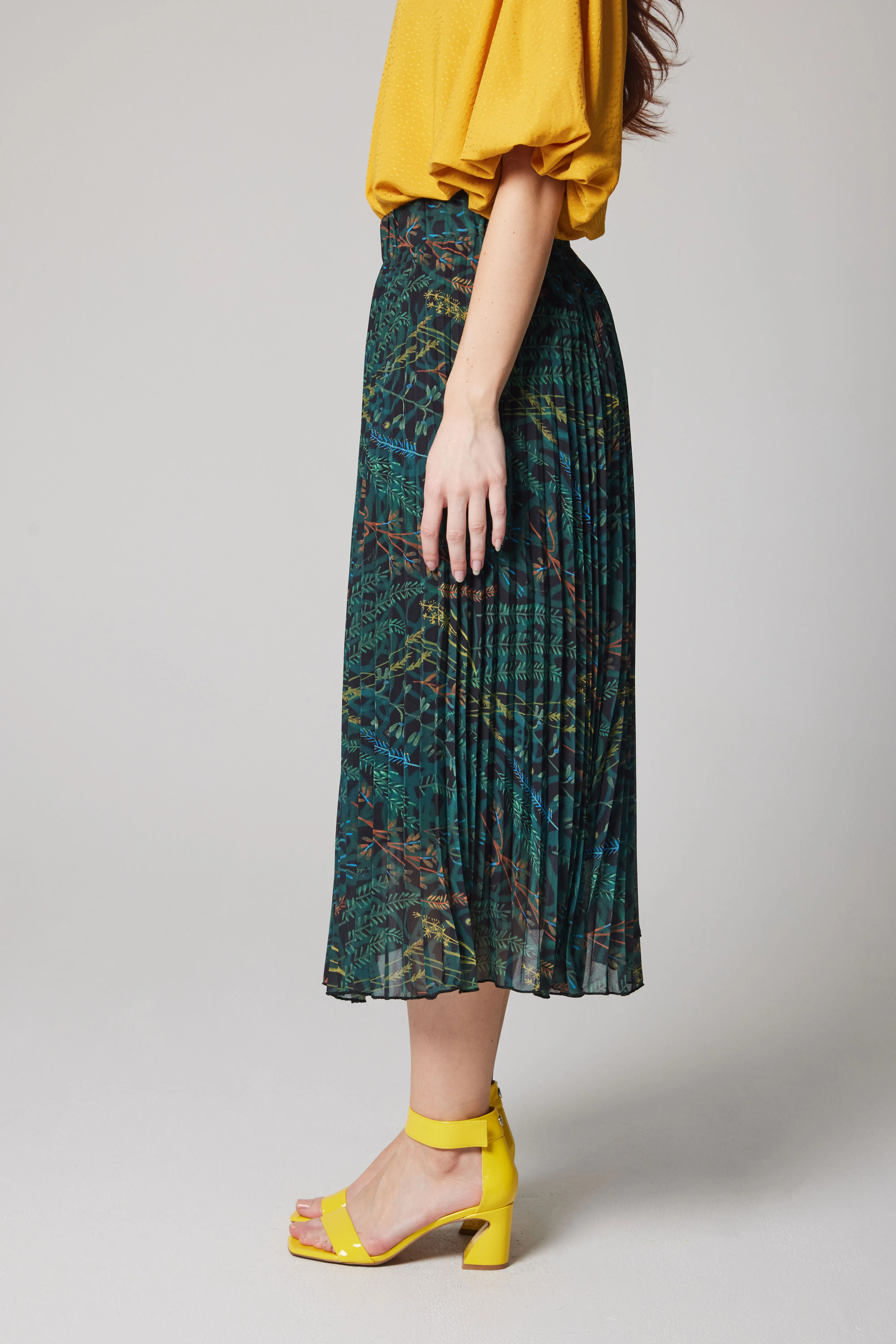 Pleated Skirt - Firefly