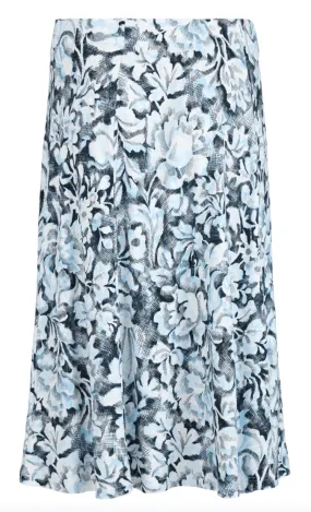 Print Swirl Skirt