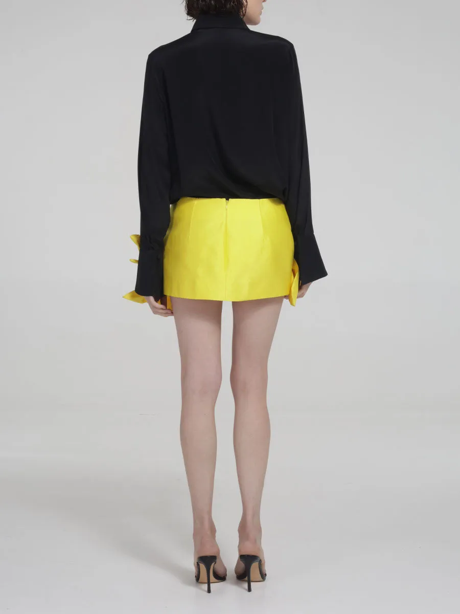 RAQUEL OROZCO Nerea Skirt - Yellow