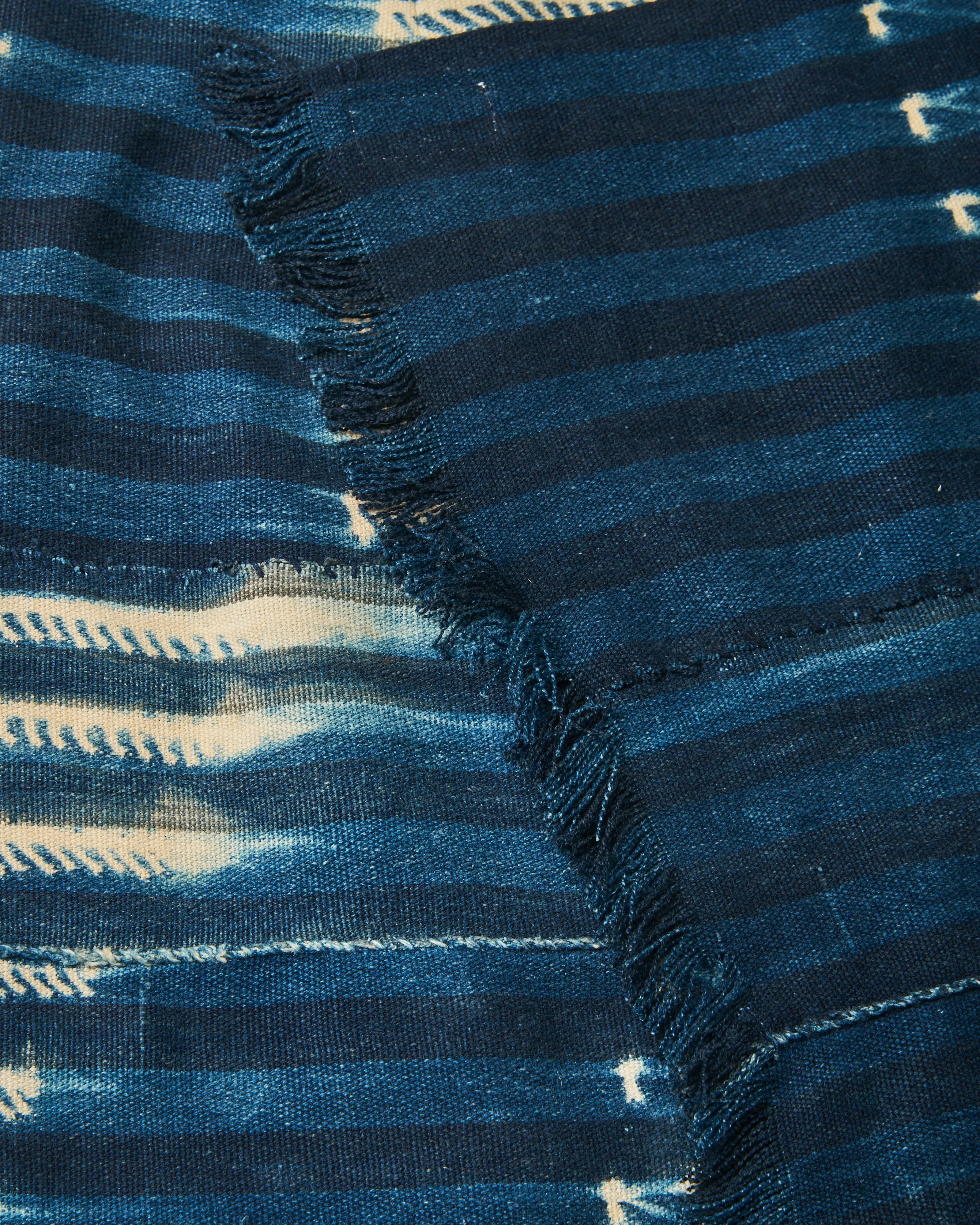 Sarong in Indigo Mud Cloth