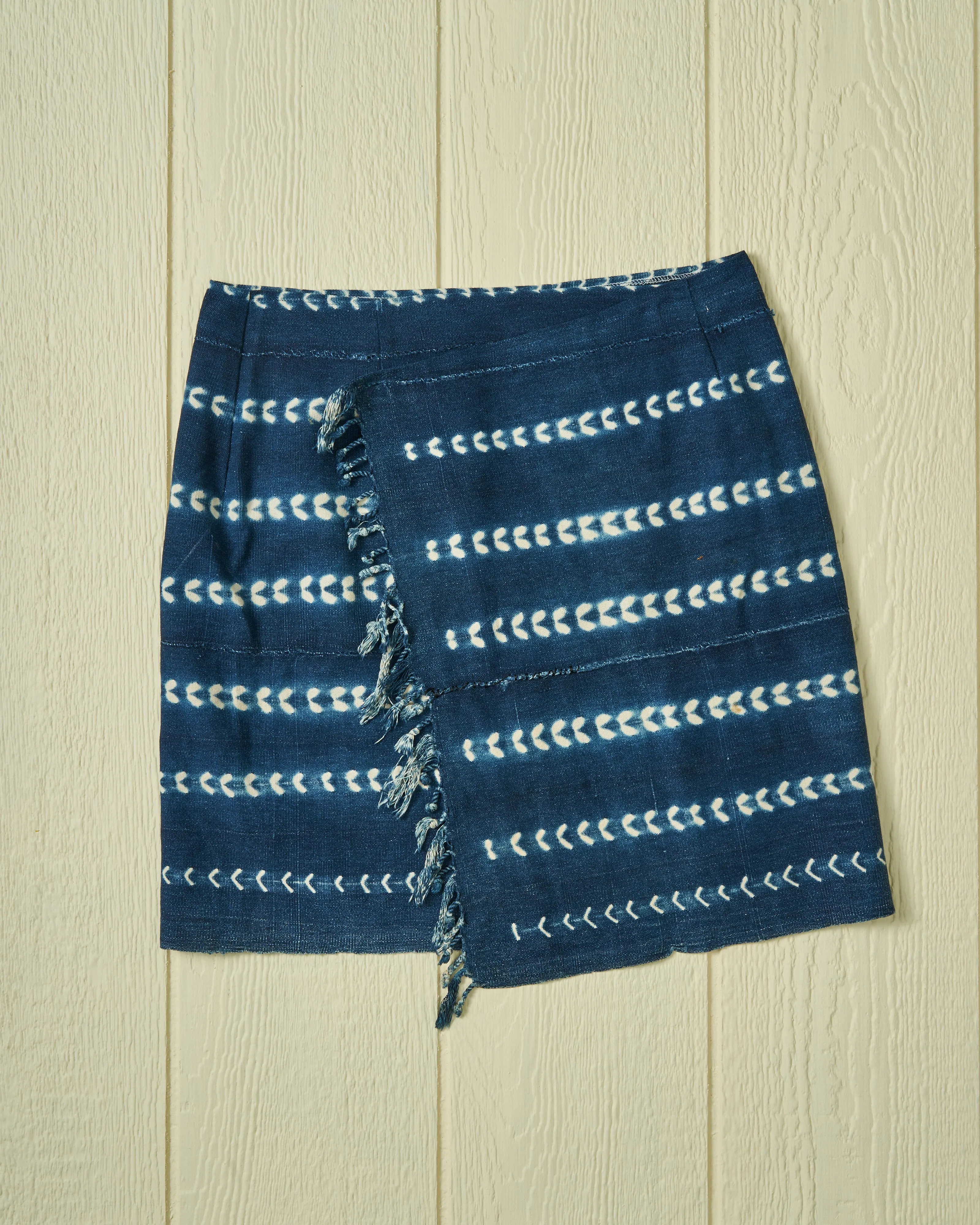 Sarong in Indigo Mud Cloth