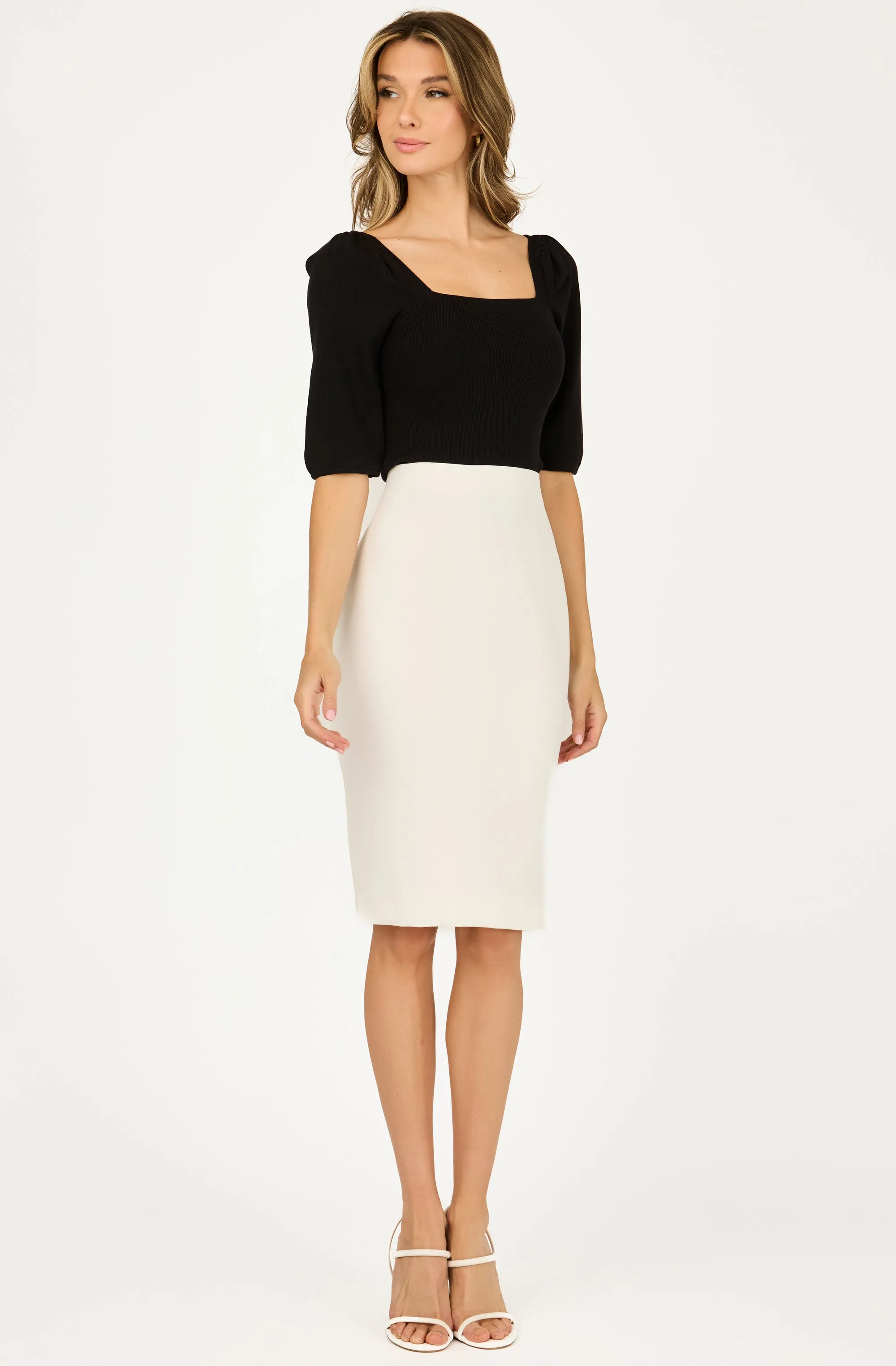 Seamless Fitted Pencil Skirt