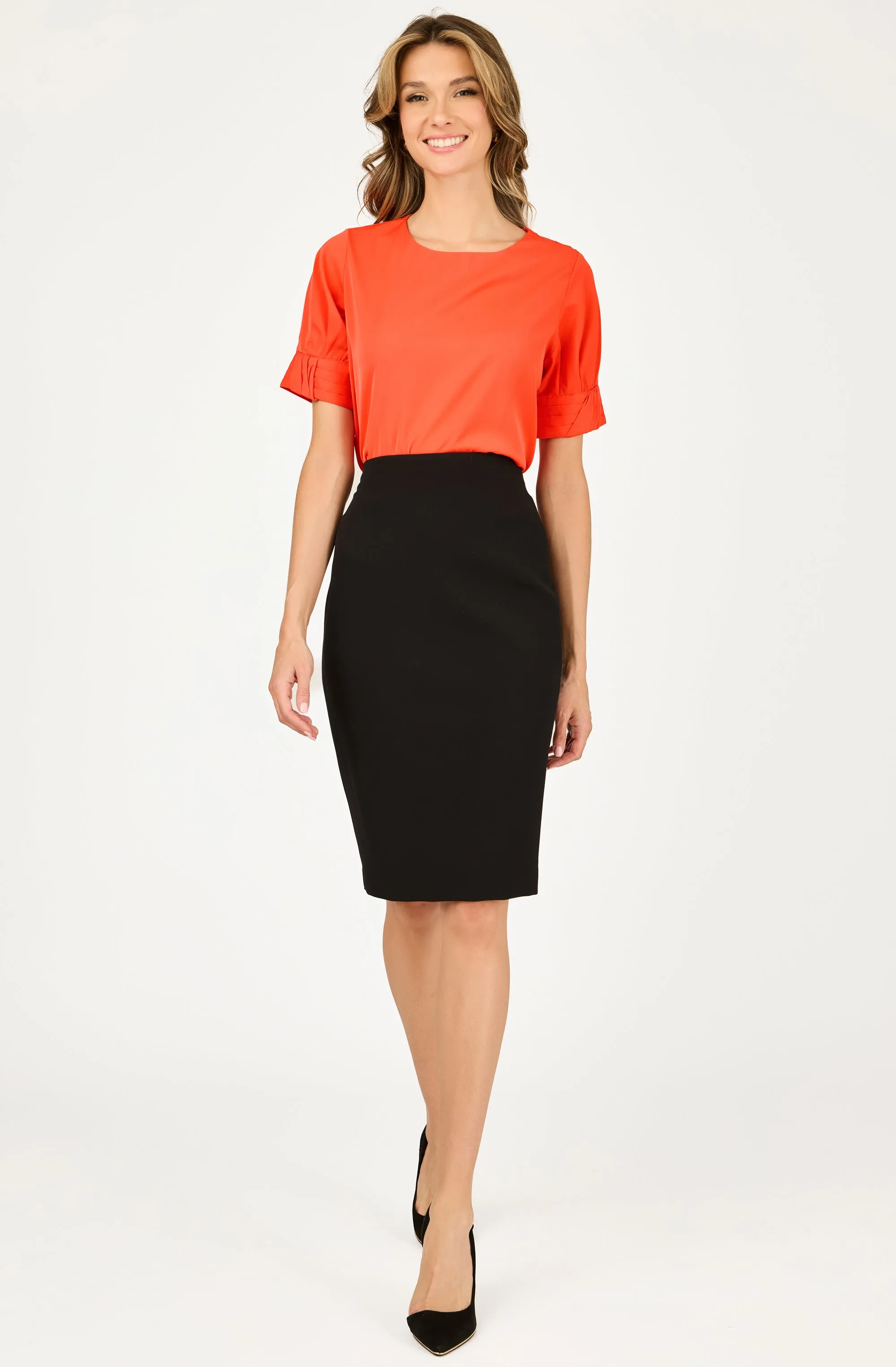 Seamless Fitted Pencil Skirt