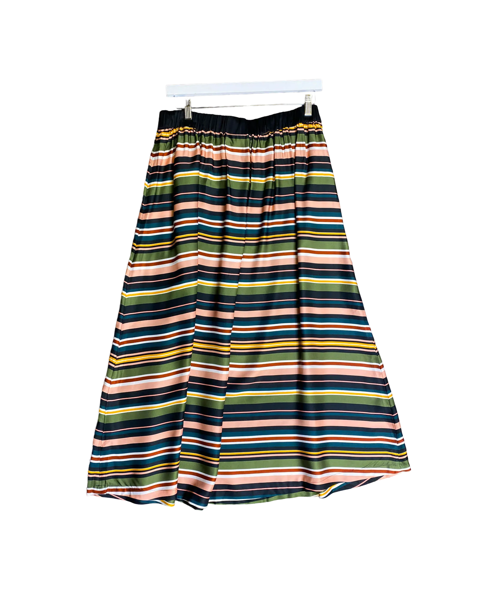 Size 14 - Elk the Label Satin Stripe Skirt