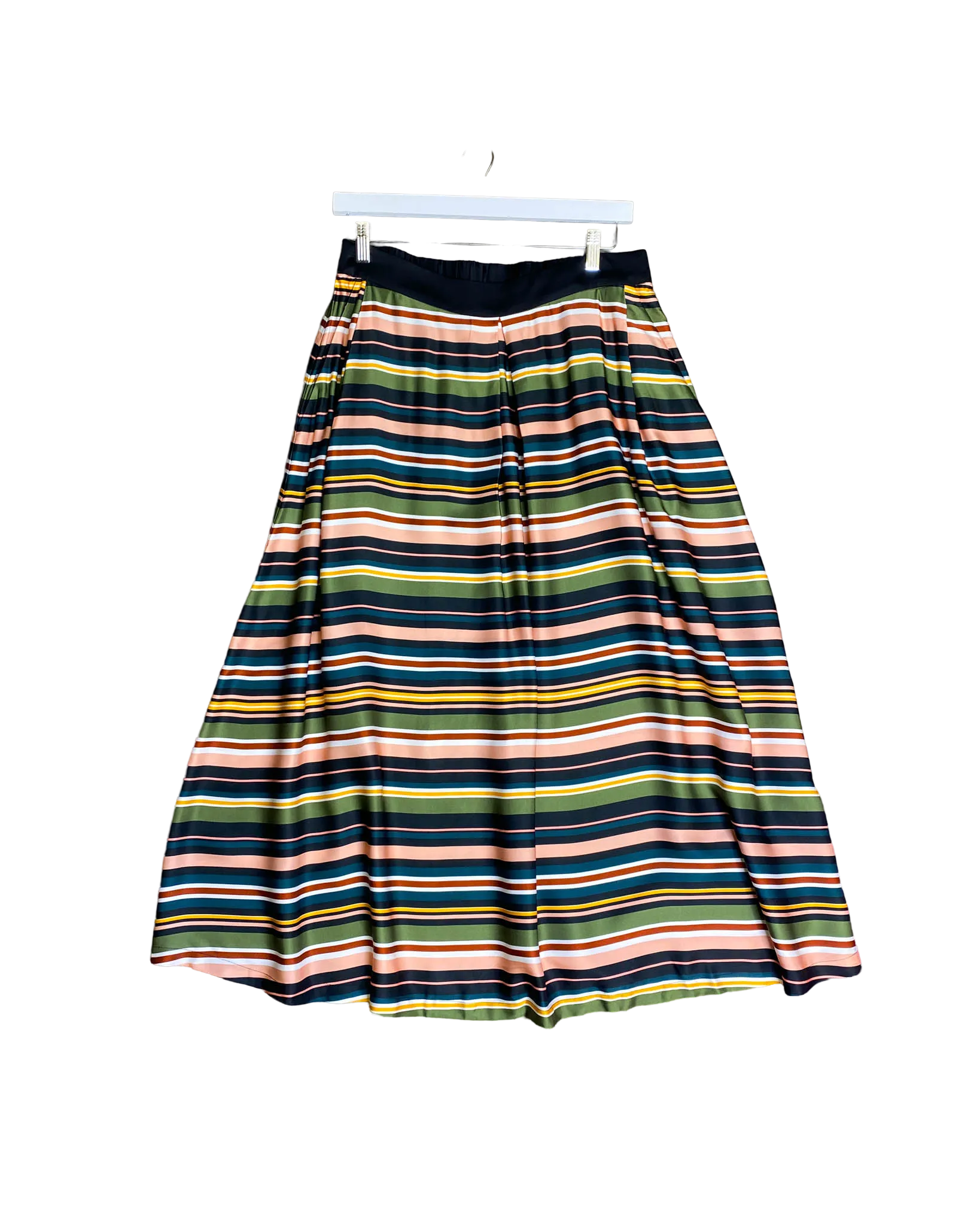 Size 14 - Elk the Label Satin Stripe Skirt