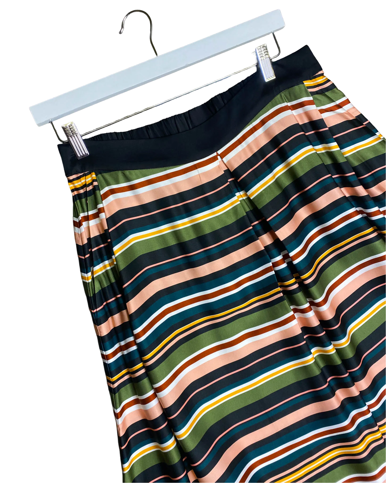 Size 14 - Elk the Label Satin Stripe Skirt