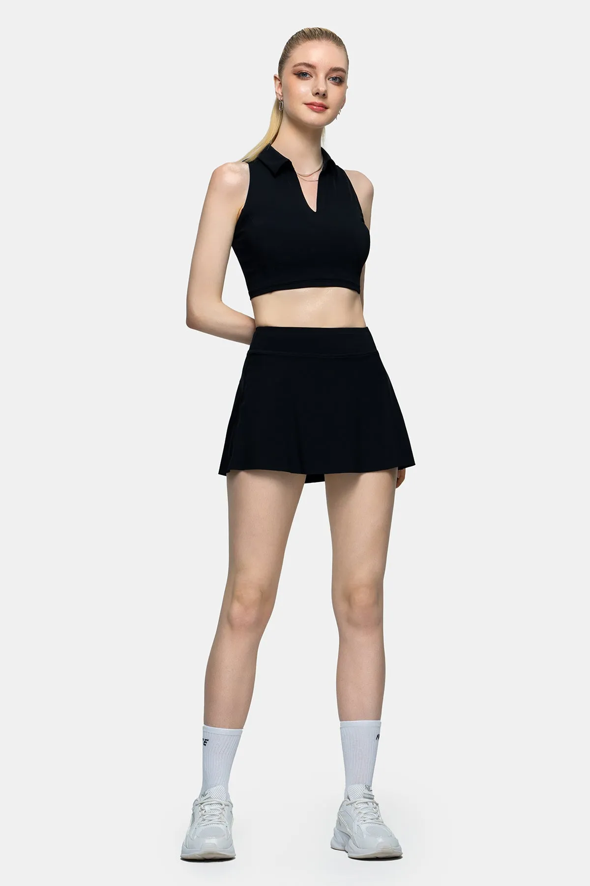 Tennis Skort with Rear Panel Seams