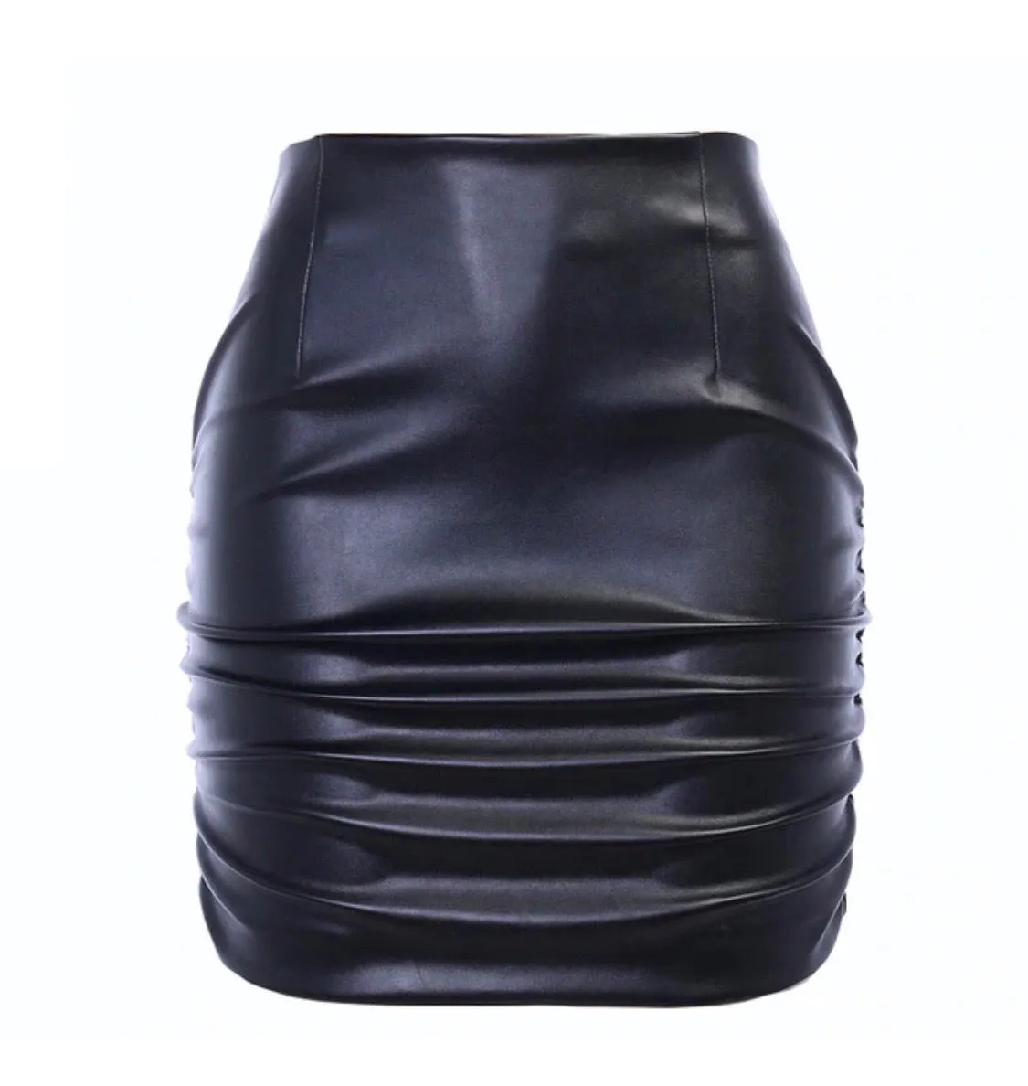 VEGAN LEATHER SKIRT