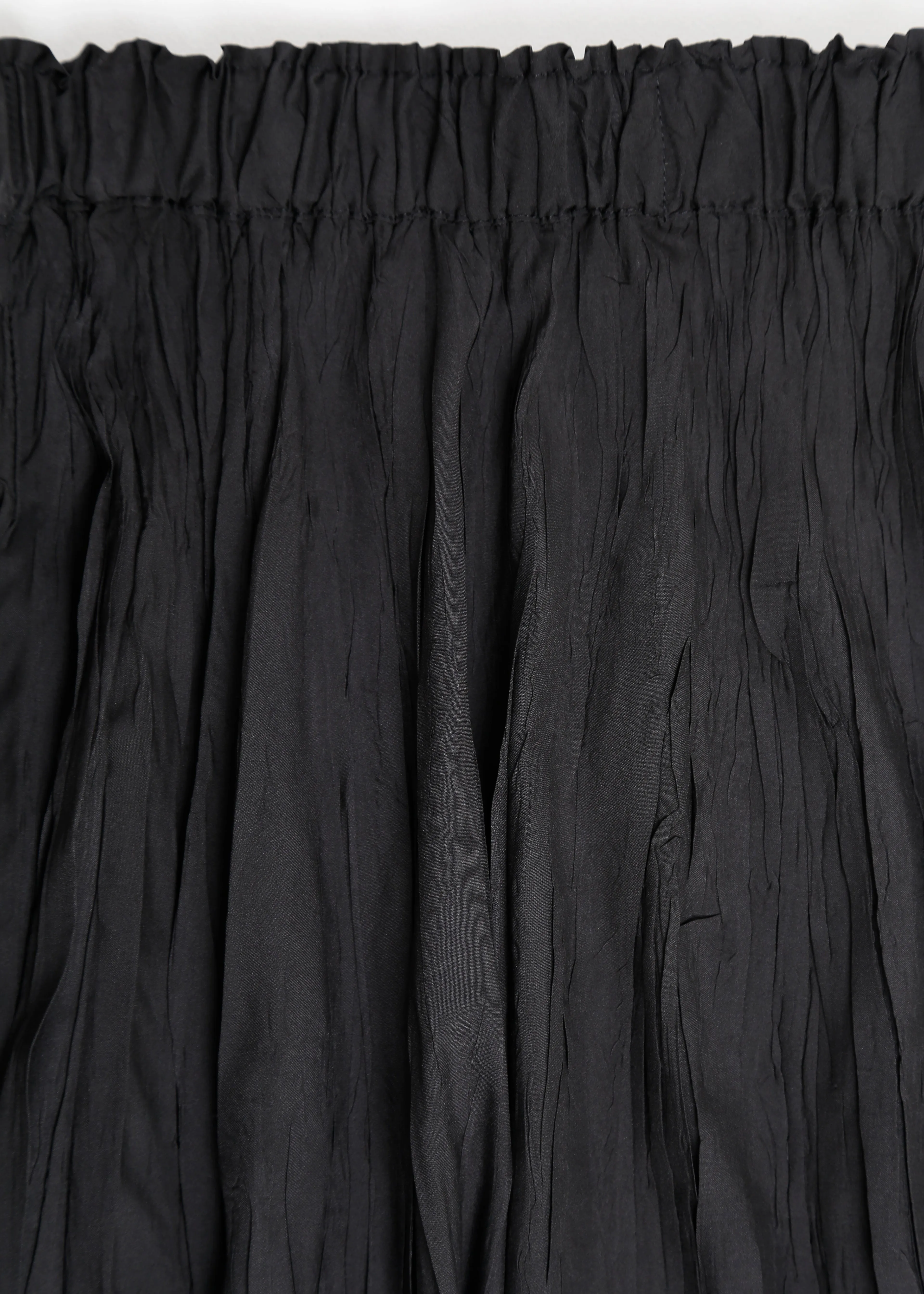 W24 | MIETTA PLEAT SKIRT / BLACK