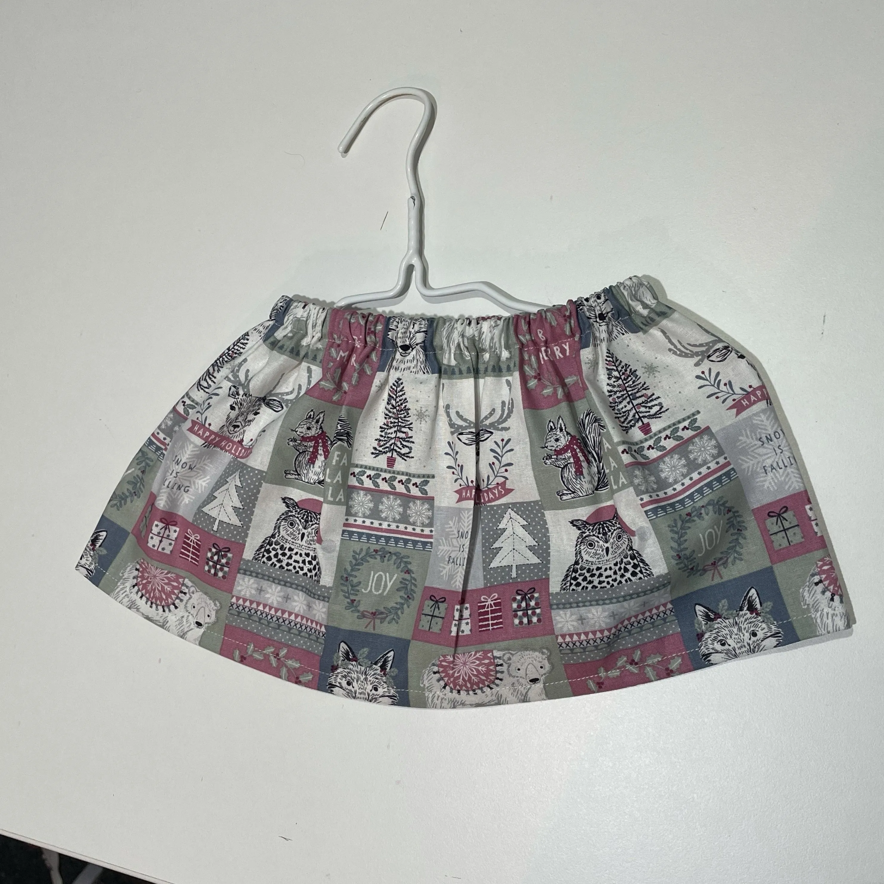 Winter animals skirt 0-3m