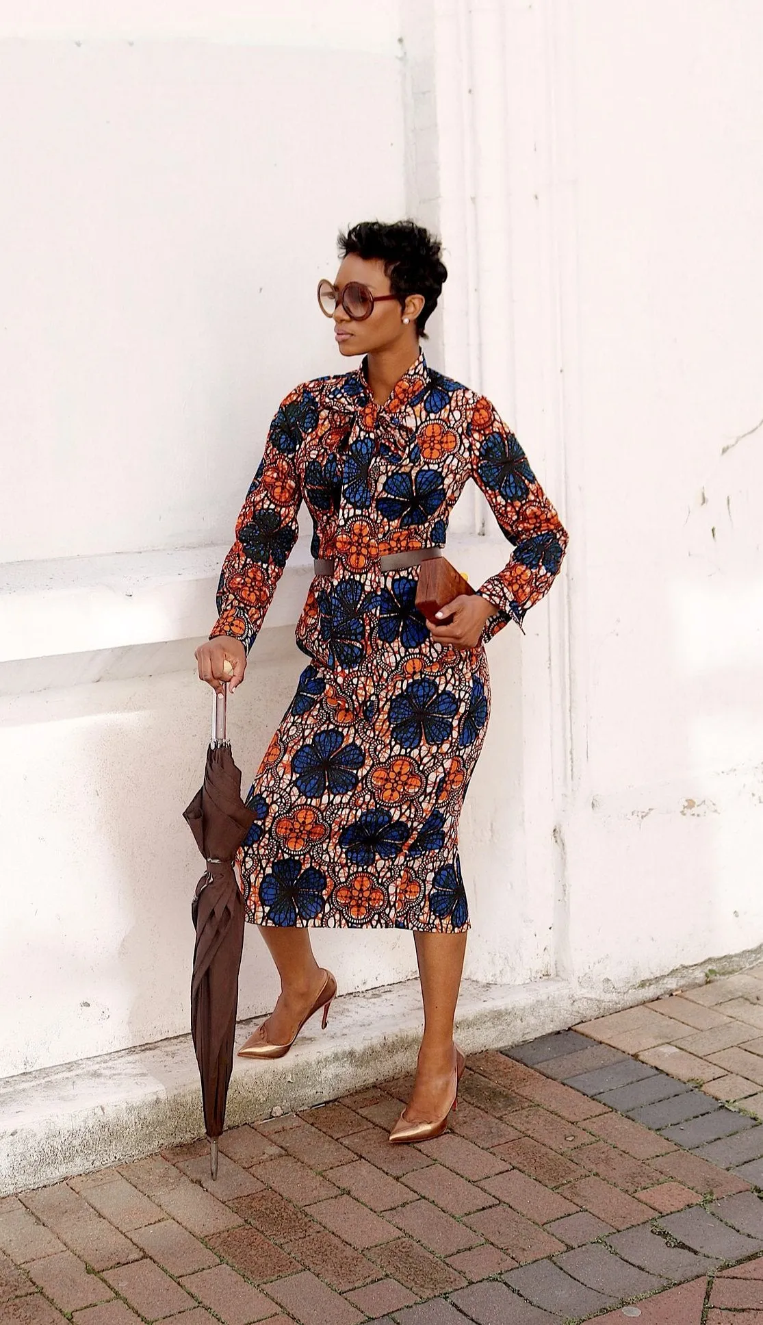 Yemi shirt & skirt set